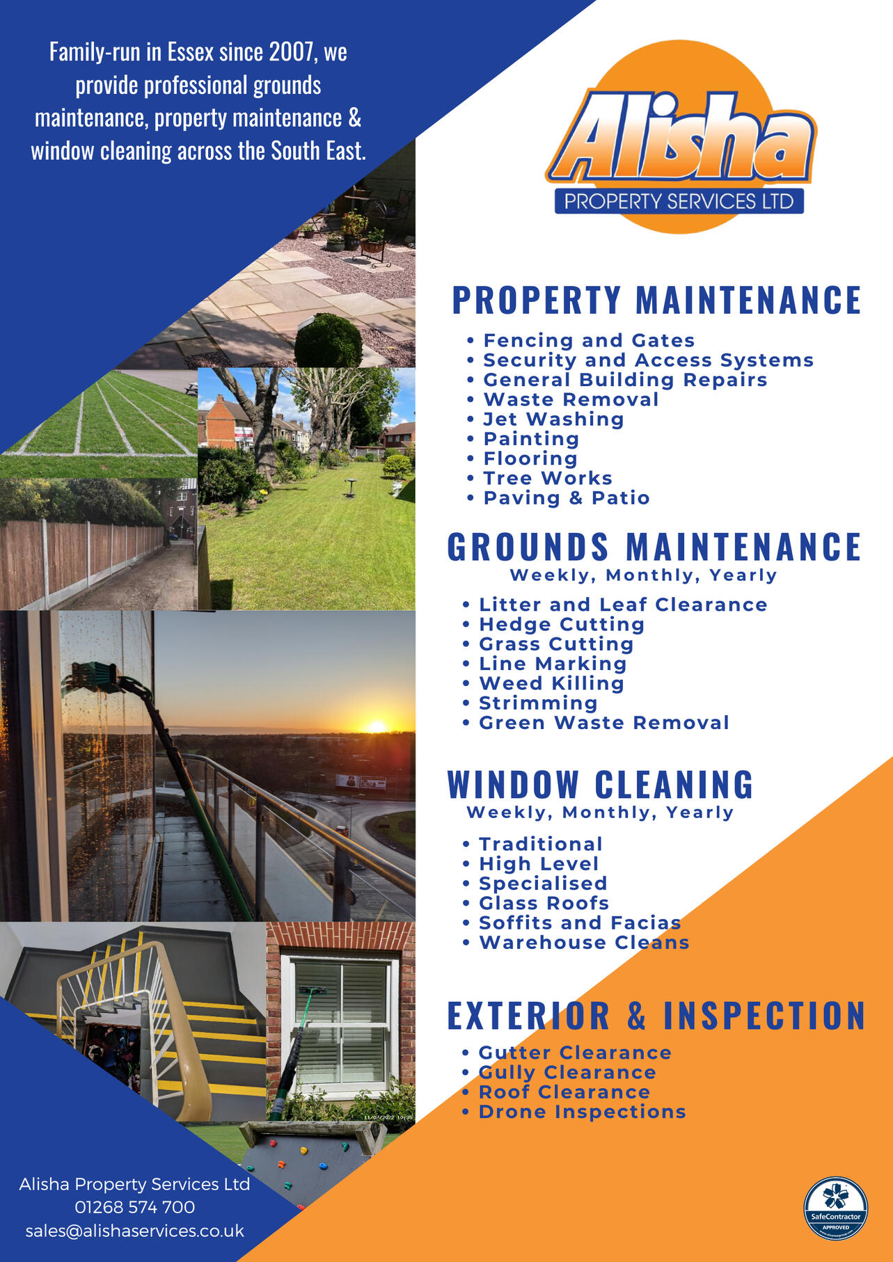 Alisha Property Services Ltd Our Services Leaflet